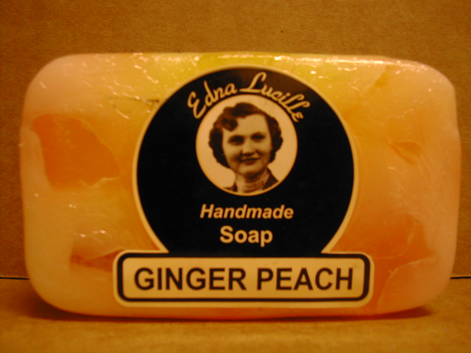 Ginger Peach Handmade Soap Bar 7 oz